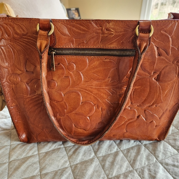 Patricia Nash Zancona Leather Tote, Excellent condition! - Picture 15 of 16